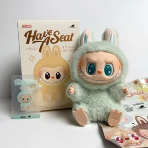 *QUQU* Authentic Have a Seat Labubu Pop Mart The Monsters Plush Open Box New - Picture 1 of 15