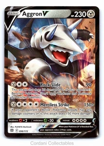 Aggron V 096/172 - Estrellas Brillantes - Tarjeta Pokémon - Casi Como Nueva - Imagen 1 de 2