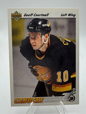 1991-92 Upper Deck #467 Geoff Courtnall Vancouver Canucks - Image 1 of 2
