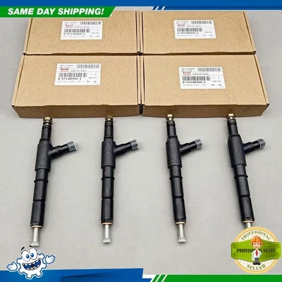New 4X Fuel Injector 8971489601 for Isuzu Engine 4HE1 4HG1T Truck NPR NPR-HD NQR - Image 1 of 4