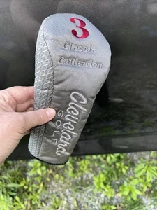 Vintage Cleveland Golf Classic Connection #3Fairway Wood Headcover Gray - Picture 1 of 4