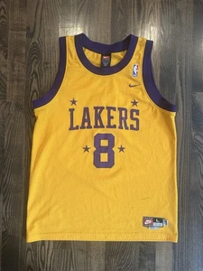 Vintage Nike Rewind KOBE BRYANT #8 Los Angeles LA Lakers Jersey Youth Large - Picture 1 of 6