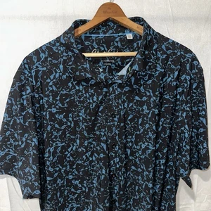 Robert Graham UV Protection Stretch Lightweight Shirt Button Up Silky Blue 3XL - Picture 1 of 17