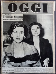 OGGI 1950#42 SORAYA - Maria Teresea De Filippis - MAO - Dinosauri - S. Mangano - Imagen 1 de 9