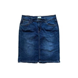 Levi's 512 Perfectly Slimming Denim Skirt Western Cowgirl Country Classic Boho - Picture 1 of 8
