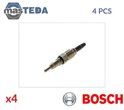 0 250 201 036 ENGINE GLOW PLUGS BOSCH 4PCS FOR SEAT CORDOBA,LEON,IBIZA II 1.9L - Image 1 of 4