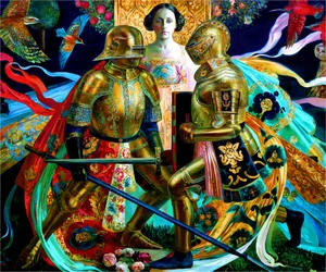 The Tournament (499 Piece Wooden Jigsaw Puzzle) - Picture 1 of 7