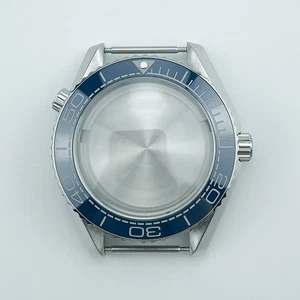43.5mm NH35A 500m Watch Case Stainless Steel OP 600M 33mm Dial Blue Bezel - Picture 1 of 10