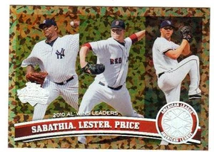 2011 Topps Diamond Cognac C.C. Sabathia Jon Lester Price League Leaders # 124 - Foto 1 di 1