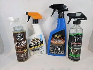 Car Care kit to Cleaning, Restore, Protect &Aluminum Wheel Cleaner Set of 4 pcs - Picture 1 of 20