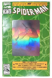 Spider-Man #26D Giant Size 30th Anniversary Silver Hologram (1992) Marvel - Bild 1 von 3