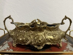 Antik Jardiniere Jugendstil aus Bronze  - Bild 1 von 4