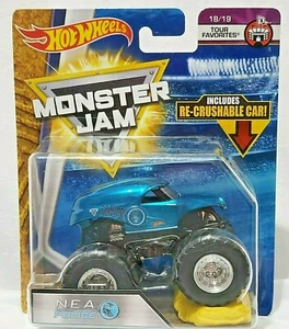 Nuevo 2018 Hot Wheels Monster Jam N.e.a. Camión monstruo de policía 1:64 - raro de encontrar - Imagen 1 de 3