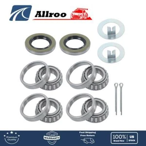 Pair Trailer Bearing Kit L44643/L44610 Fits For 1" 2000-2200 Lbs Trailer Axle - Picture 1 of 12