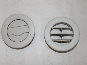 Ceiling Roof AC Heater Directional Vents Beige Pair 2000-2006 Chevy Suburban - Picture 1 of 2