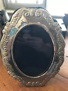 large STERLING SILVER HALLMARKED PICTURE FRAME as seen DECEASED ESTAD ITEM - Picture 1 of 10