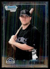 2010 Bowman Chrome Prospects Kiel Roling Colorado Rockies #BCP63