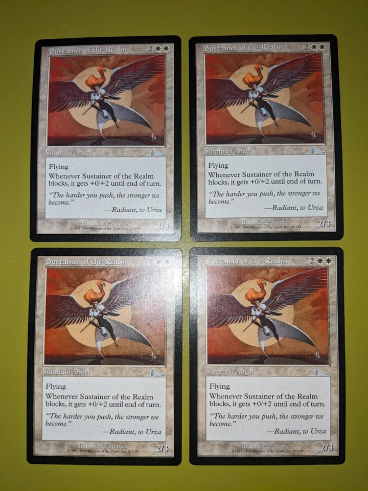 Sustainer of the Realm x4 Urza's Legacy 4x Playset Magic the Gathering MTG - Image 1 of 1