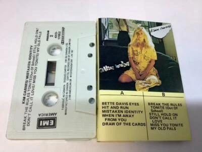 KIM CARNES Audio Cassette Tape MISTAKEN IDENTITY 1981 EMI America 4XO-17052 - Image 1 of 4