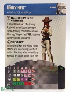 Heroclix Masters of Time Set Jinny Hex #009.01 Tarjeta de Equipo! - Imagen 1 de 1