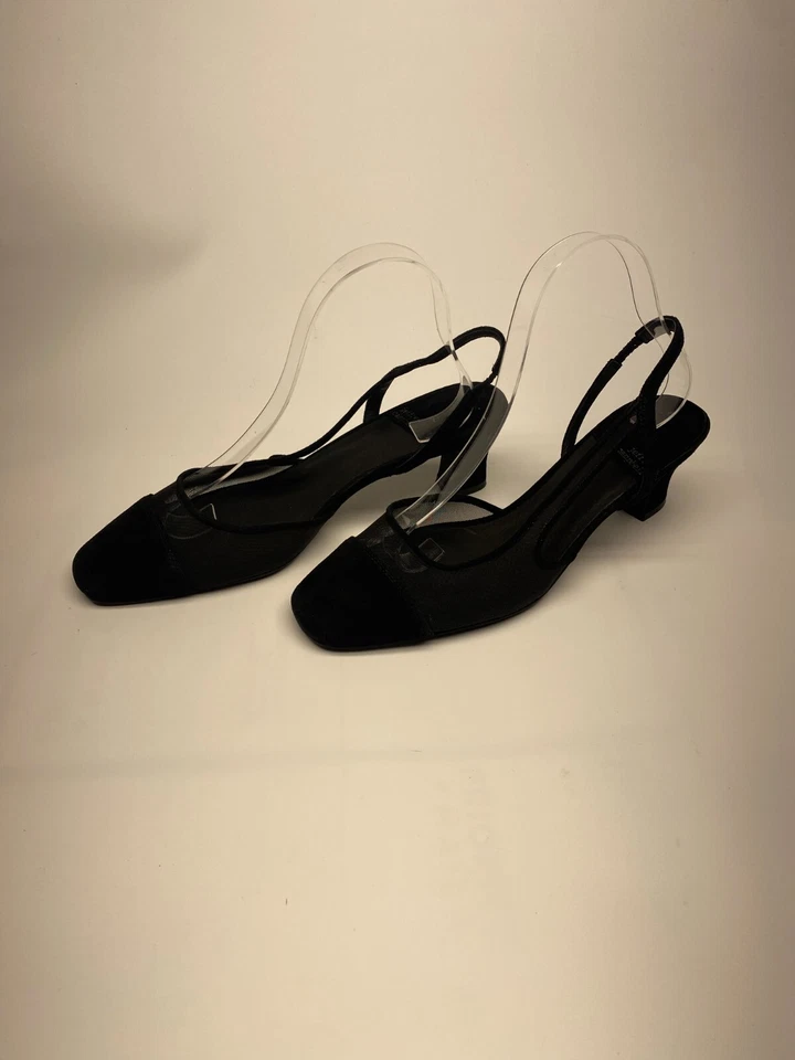 Jeffrey Campbell Mujer Thomnas Negro Tacón Cordones Talla 9.5 Foto 1 de 4