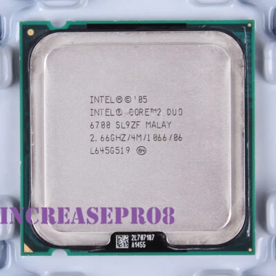 Intel Core 2 Duo E6700 Processor 2.66GHz LGA 775/Socket T CPU 65W 1066MHz - Image 1 of 4