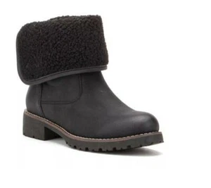 NIB Olivia Miller Cozy Me Up Stylish Booties Black 7.5M - Picture 1 of 3