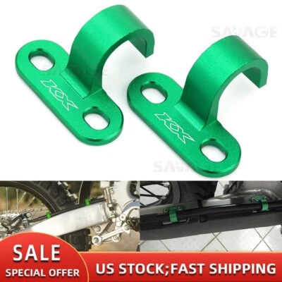 Abrazadera de cable guía de línea de manguera de freno trasero CNC para KAWASAKI KX125 KX 250/F/X KX450/F Foto 1 de 4