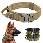  Tactical Dog Collar w/ Handle Heavy Duty Military Service Canine Training K9 