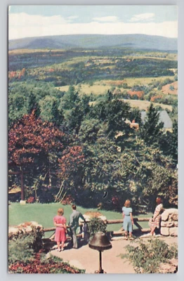 Postcard View from the North Terrace The Inn Buck Hill Falls Pennsylvania - Image 1 of 2