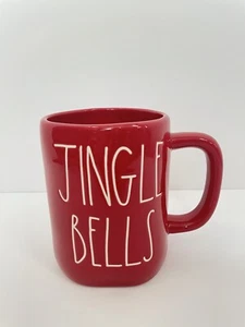 New Rae Dunn Jingle Bells Mug Red - Picture 1 of 3