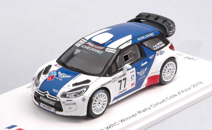 Modellino auto rally scala 1:43 Spark CITROEN DS3 WRC modellismo collezione - Immagine 1 di 1