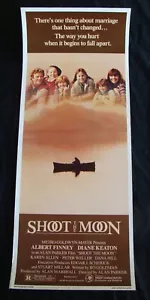 SHOOT THE MOON póster de película DIANNE KEATON PETER WELLER INSERTO 1982 - Imagen 1 de 7