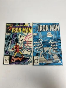 Lote de 2 cómics de Marvel - Todos los nuevos Iron Man 176 y Iron Man 180 - Edad de Bronce 1983-4 - Imagen 1 de 9