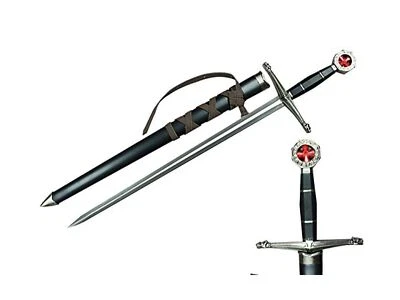 Prince Sword with Sheath,Crusader Knight Templar Short Sword - Historical Rep... - Image 1 of 4