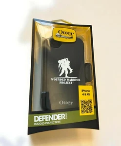 OtterBox Defender Case for iPhone 4s Black - Wounded Warrior Made in The USA - Picture 1 of 8