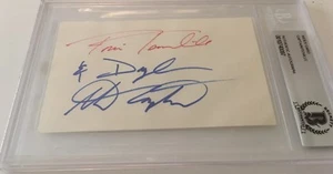 Captain and Tenille Signed Autographed 3x5 Card BAS Certified - Picture 1 of 1