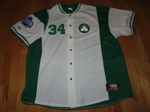 PAUL PIERCE No. 34 BOSTON CELTICS (2XL) Warm-Up Jacket w/ Stitched Name Plate - Picture 1 of 6