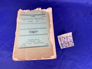 US 1967 3c Francis Parkman + ottobre 1899 filatelista nord-occidentale 3743 - Foto 1 di 10