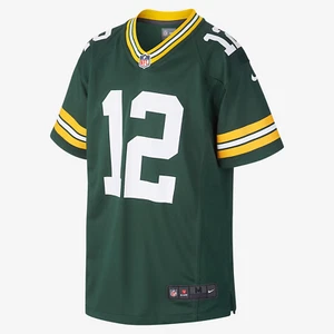 Nike On Field NFL Green Bay Packers Rogers #12 Jersey Small Green Football Shirt - Picture 1 of 7