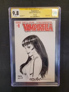 Vampirella #1 copertina vuota - CGC 9,8 pagine bianche - schizzo di Neal Adams - Foto 1 di 9