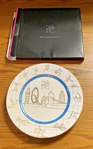 Wedgwood Commemorative Plate Souvenir Of London Olympics 2012 Bone China - Picture 1 of 24