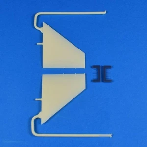 Hypersonic 1/48 scale F-16A/B Small Stabilators in resin for Kinetic - HMR48067 - Picture 1 of 3