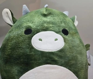 Squishmallows Duke the Dragon Green 10 Inch Soft Plush Pillow Fantasy  - Picture 1 of 10