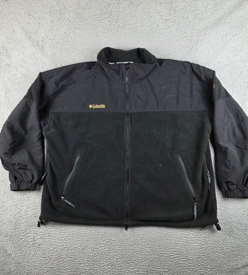 COLUMBIA Titanium Interchange Coat Jacket Mens 4XL Black  - Fleece Layer Only - Image 1 of 4