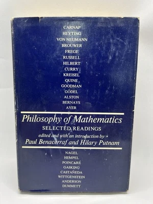 PHILOSOPHY OF MATHEMATICS By Paul Benacerraf - Hardcover 1964 - Image 1 of 4