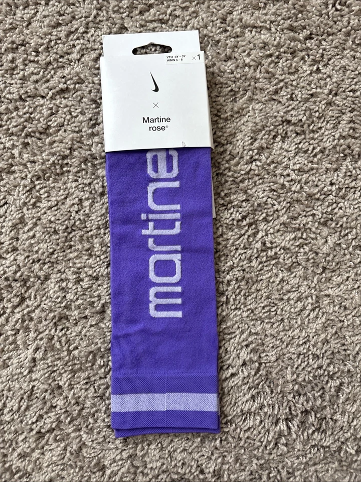 Nike x Martine Rose Sheer Knee High Orange DR9995 803 Small Women’s 4-6