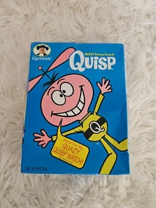 1997 QUISP CEREAL BOX Quaker - Picture 1 of 6