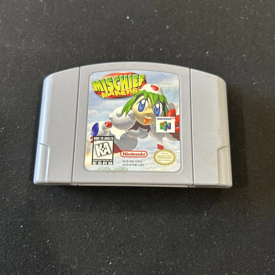 Cartucho Mischief Makers Original Nintendo N64 Probado Limpio Foto 1 de 4