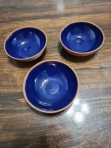 3 Small Pottery Bowls - Picture 1 of 4
